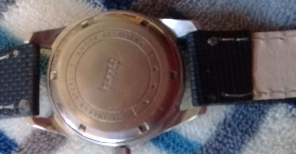 1980s HMT pilot watch mechanical 17 Jewel movement working