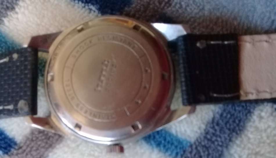 1980s HMT pilot watch mechanical 17 Jewel movement working