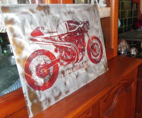 Ducati Sign Custom Metal Sign