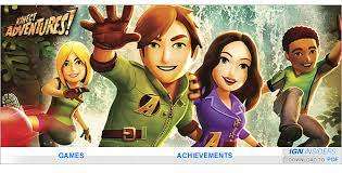 Xbox 360 kinect sensor and adventures game