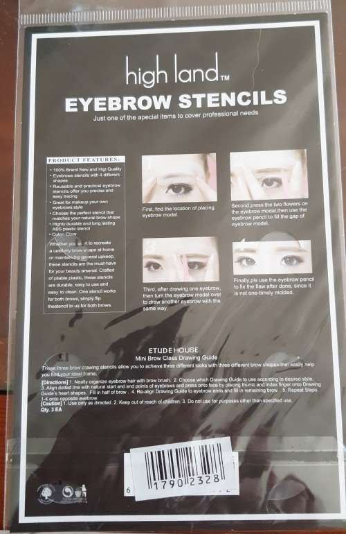 Eyebrow Stencils