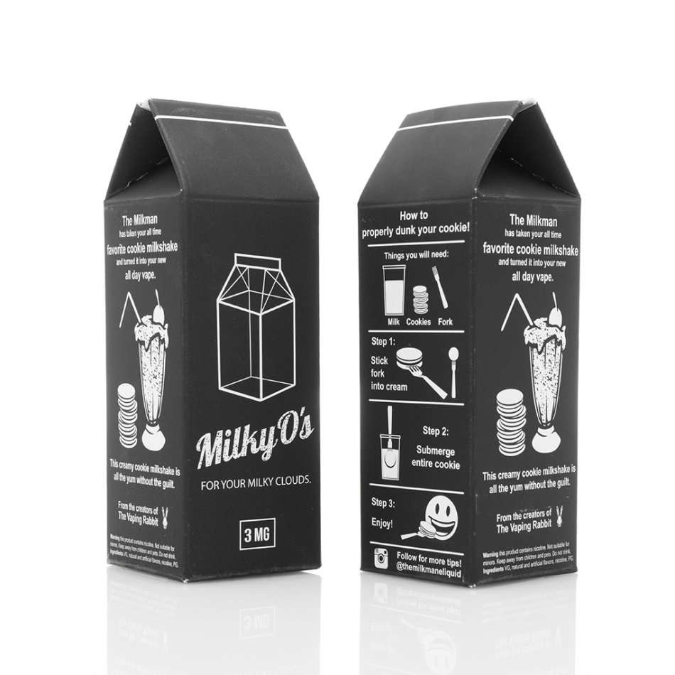 MILKY O'S BY THE MILKMAN E-Liquid/Vape Juice/Smoke Juice 30ml 0mg 3mg Clone