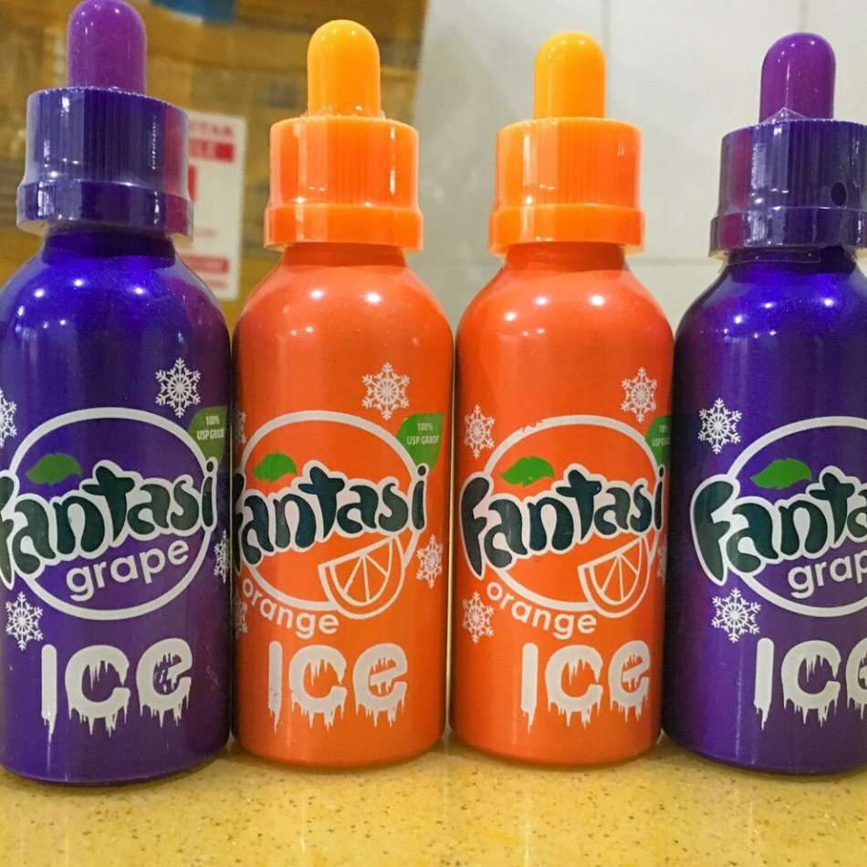 Fantasi Ice Funta/Fanta E-liquid/Vape Juice/Smoke Juice - Grape 30ml 3mg Clone
