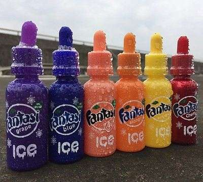 Fantasi Ice Funta/Fanta E-liquid/Vape Juice/Smoke Juice - Blue 30ml 3mg Clone