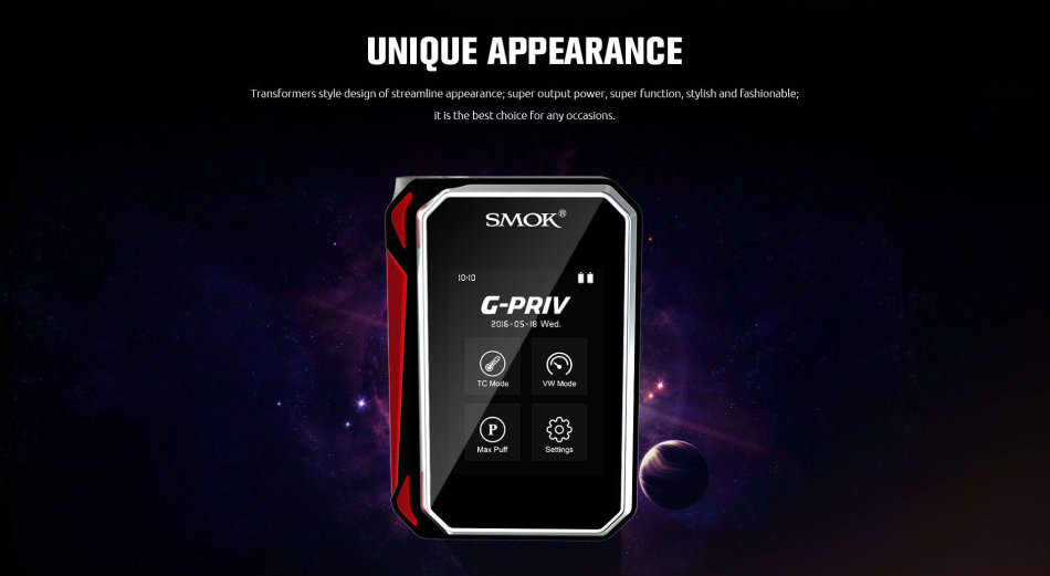 SMOK G-Priv 220W TC Touch Screen Mod / Vaporizer / Vape Clone