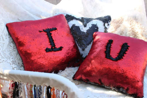 Color Changing Pillow Mermaid Magical Reversible Colour Sequin Glam Pillowcase Cushion Cover