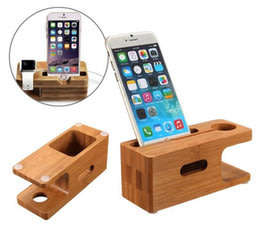 Apple Watch Stand iWatch Bamboo Wood Charging Dock Charge Station Holder iPhone & iWatch 42mm 38mm