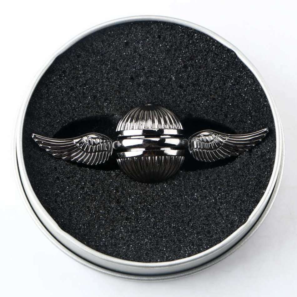 Fidget Spinner Harry Potter Quidditch Golden Snitch Wings Hand Finger Spinner Metal V2