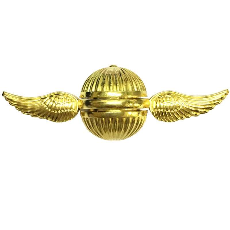 Fidget Spinner Harry Potter Quidditch Golden Snitch Wings Hand Finger Spinner Metal V2