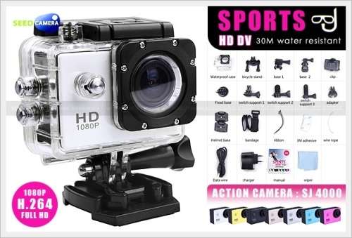Waterproof HD Sports Video Camera 1080P Action Full HD DVR GoPro Style DV Helmet Dash Cam Camera