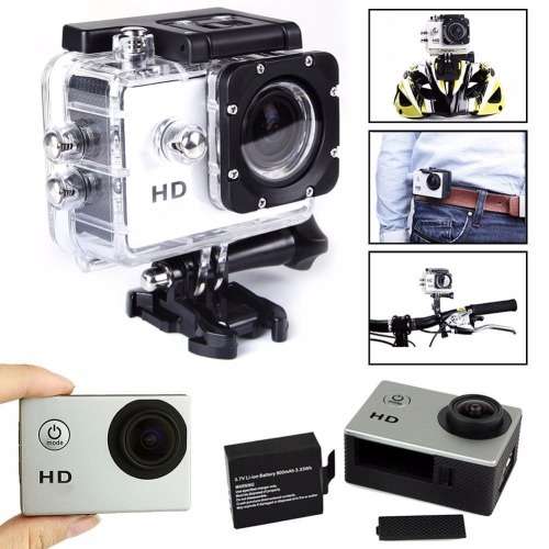Waterproof HD Sports Video Camera 1080P Action Full HD DVR GoPro Style DV Helmet Dash Cam Camera