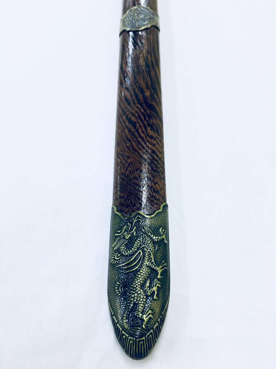 Chinese Tai Chi Style Long Straight Sword Metal Steel Dragon Martial Arts Sword