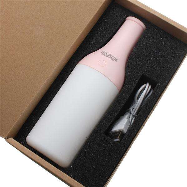 USB Portable Household Car Home Mini Bottle Lamp Humidifier Aromatherapy Steam Diffuser Mist