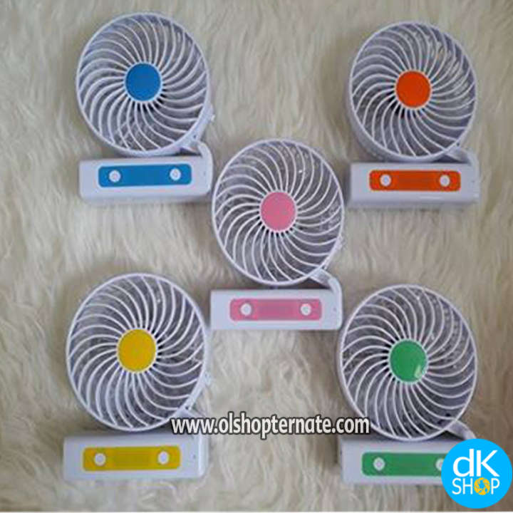 Fan USB Portable Rechargeable Power Bank Fan USB Charging Folding Standing Fan Collapsible