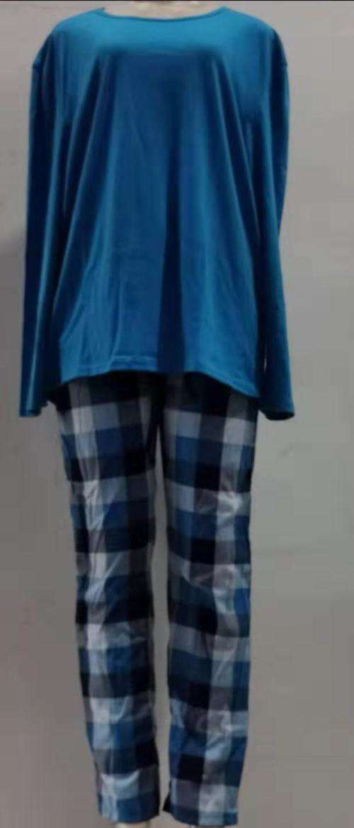 Long Sleeve Sleepwear - Pajamas Set. COTTON KNIT. (Wholesale/Bulk)