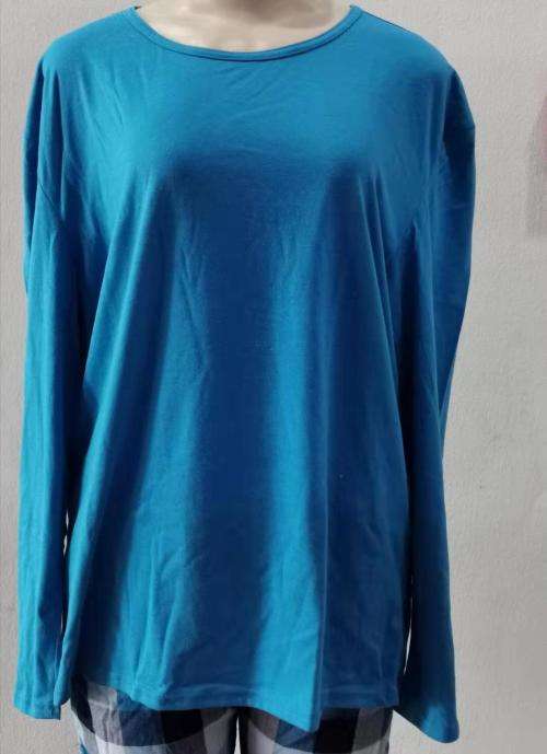 Long Sleeve Sleepwear - Pajamas Set. COTTON KNIT. (Wholesale/Bulk)