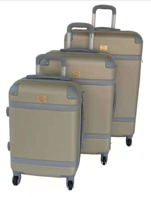 Set of 3 Suitcases Travel Trolley Luggage,PC with Universal Wheels