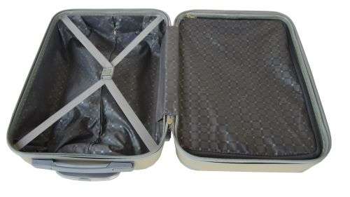 Set of 3 Suitcases Travel Trolley Luggage,PC with Universal Wheels