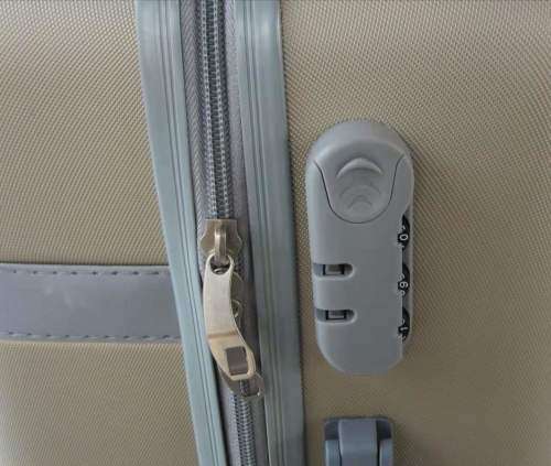 Set of 3 Suitcases Travel Trolley Luggage,PC with Universal Wheels