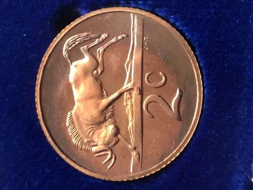 1968 Proof Coin Set in SAM Box, Including Silver R1