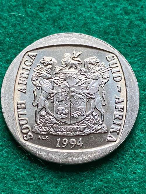 1994 South Africa R5 - Presidential Inauguration. Uncirculated coins.
