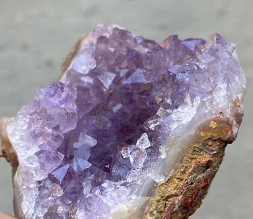Amethyst cluster from Namibia.