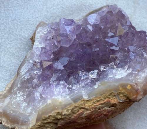 Amethyst cluster from Namibia.