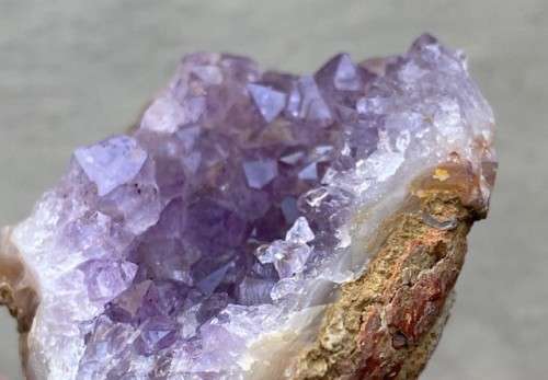 Amethyst cluster from Namibia.