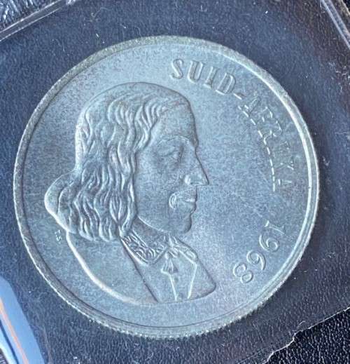 1968 (Afrikaans) South Africa Uncirculated Coin Set with Silver R1. 80% Silver content