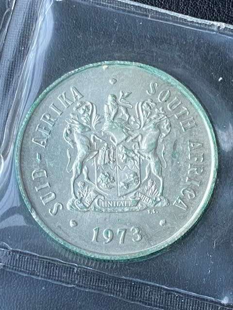 1973 South Africa Uncirculated Coin Set with Silver R1. 80% Silver content