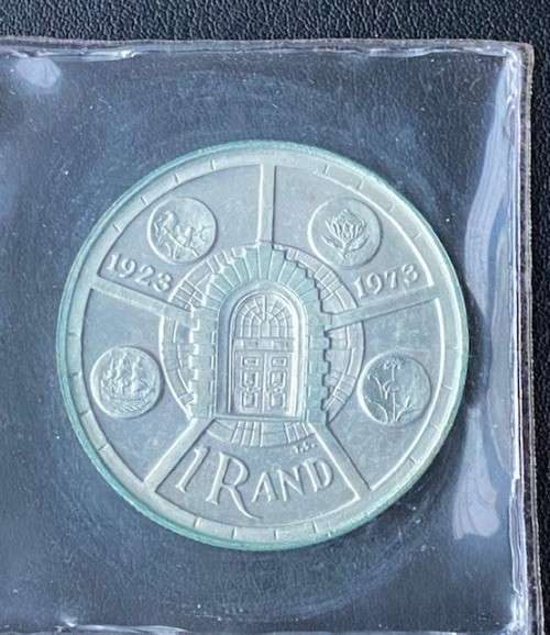 1974 South Africa Uncirculated Coin Set with Silver R1. 80% Silver content