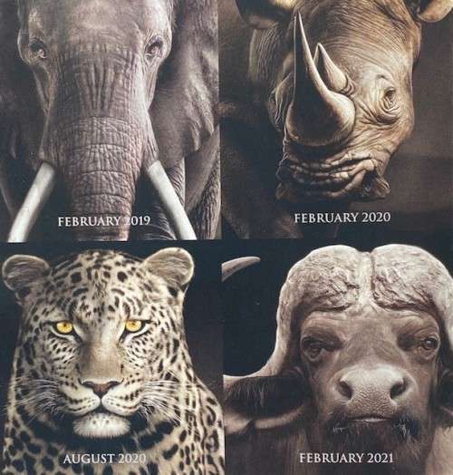 *** The Big Five `Lion` 2019 R5 -1 oz Silver Coin. Limited Mintage of only 15,000 ***