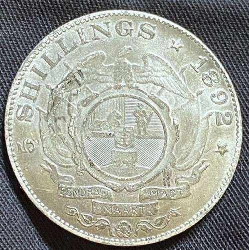 1892 ZAR 5 Shillings - Non-Magnetic Replica