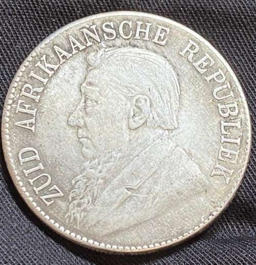 1892 ZAR 5 Shillings - Non-Magnetic Replica