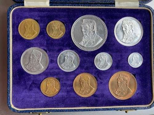 ZAR - Full set, 1986 Gold Reef City ZAR Tokens in Box