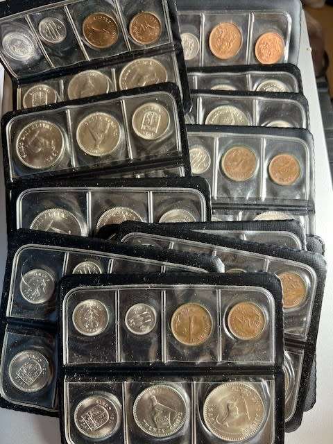 Rhodesia Coin set in Black Folder