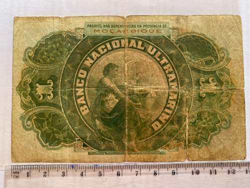 Moçambique Um Escudo note. Lisboa, 1 de Setembro de 1941