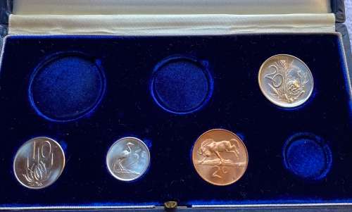 1965 Partial Proof Set including the 20, 10, 5 & 2 cents only
