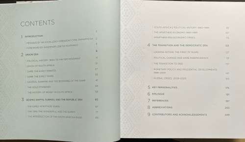 SOUTH AFRICA RESERVE BANK, 100 YEAR JOURNEY 1921-2021 - HARD COVER BOOK, OVER 200 PAGES