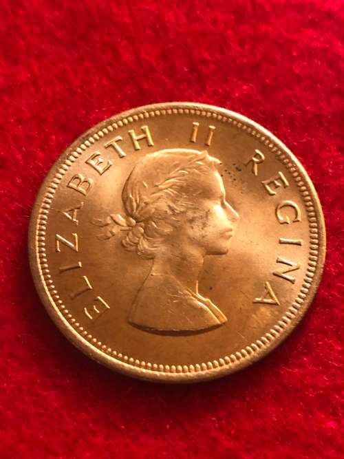 1960 Union of South Africa Penny (1D).10 available. Uncirculated coins (UNC)