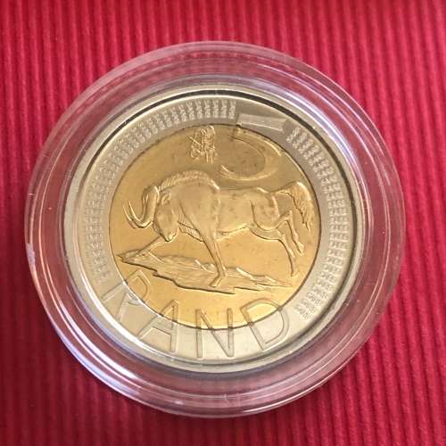 2007 R5 MINTMARK COIN (Encapsulated) - struck on Oom Paul coining press.