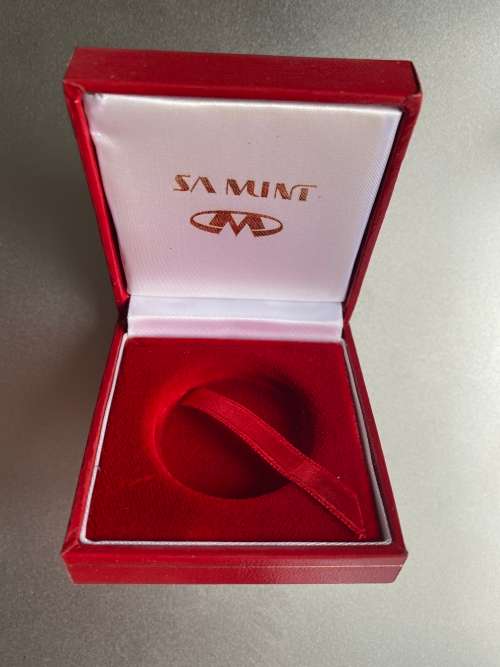 Silver R1 coin Red Box with Capsule (coin only for display)