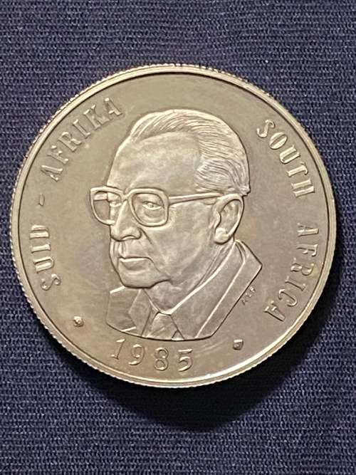 1985 South Africa Nickel R1 Proof Coin