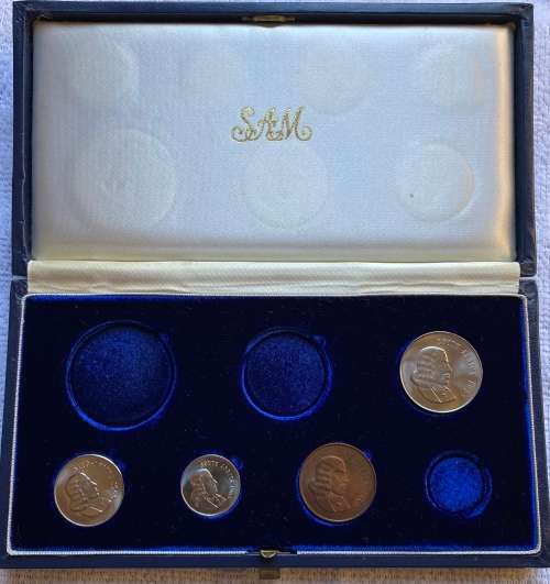 1965 Partial Proof Set including the 20, 10, 5 & 2 cents only