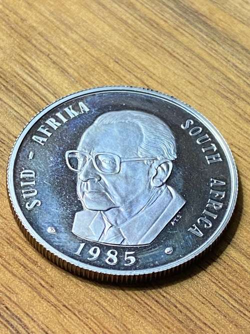 1985 South Africa Nickel R1 Proof Coin