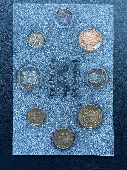 1990 South Africa Uncirculated Coin Set. PW Botha on Back of R1