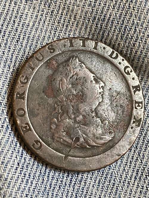 1797 Great Britain Cartwheel Penny