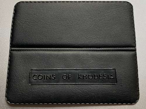 Rhodesia Coin Set In Folder