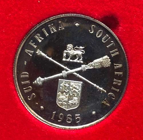 1985 South Africa R1 Proof Coin