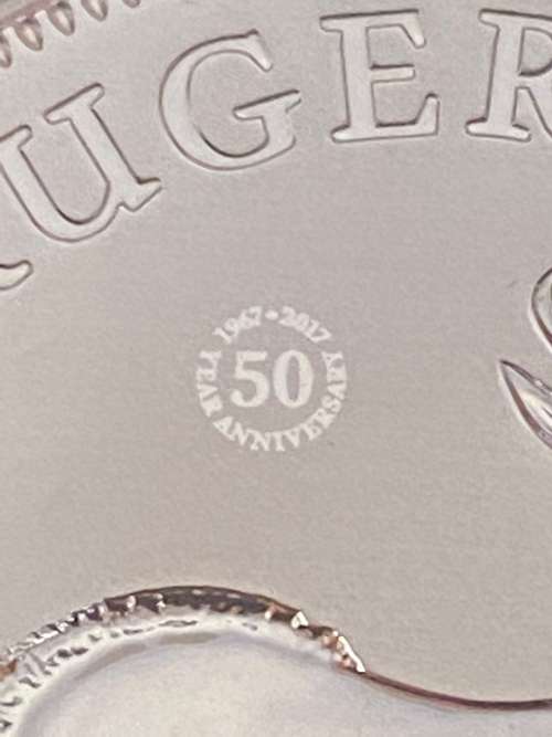 2017 Silver Krugerrand 1oz coin. 50th Anniversary of the Krugerrand